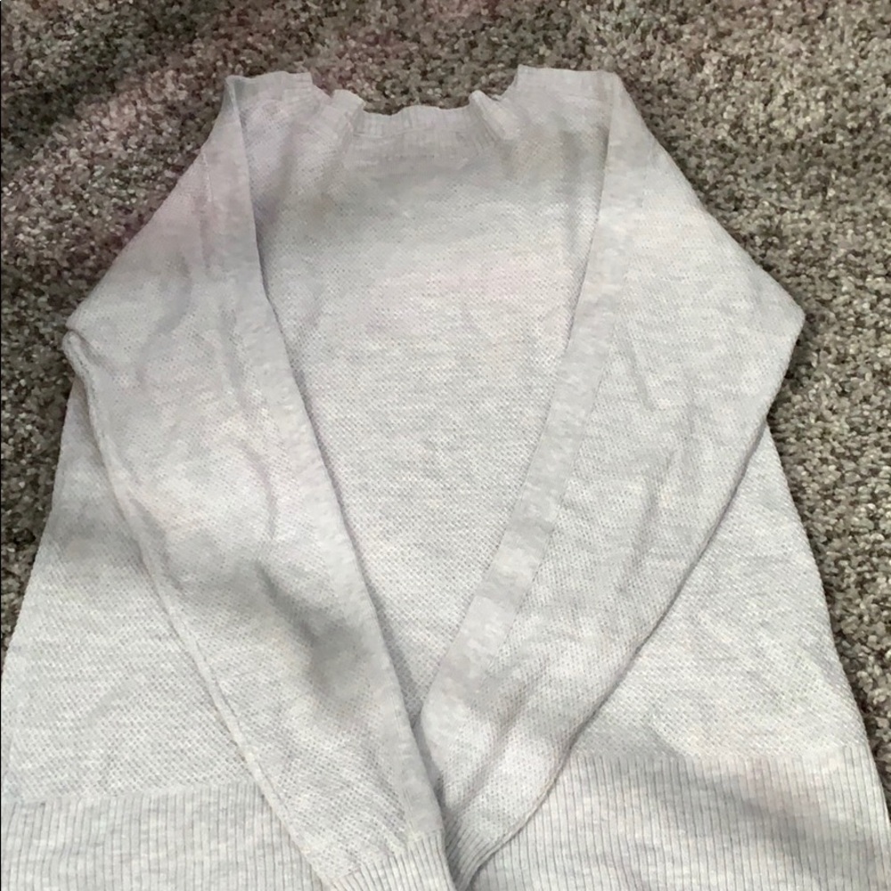 American Eagle Classic Light Sweater Grey XS